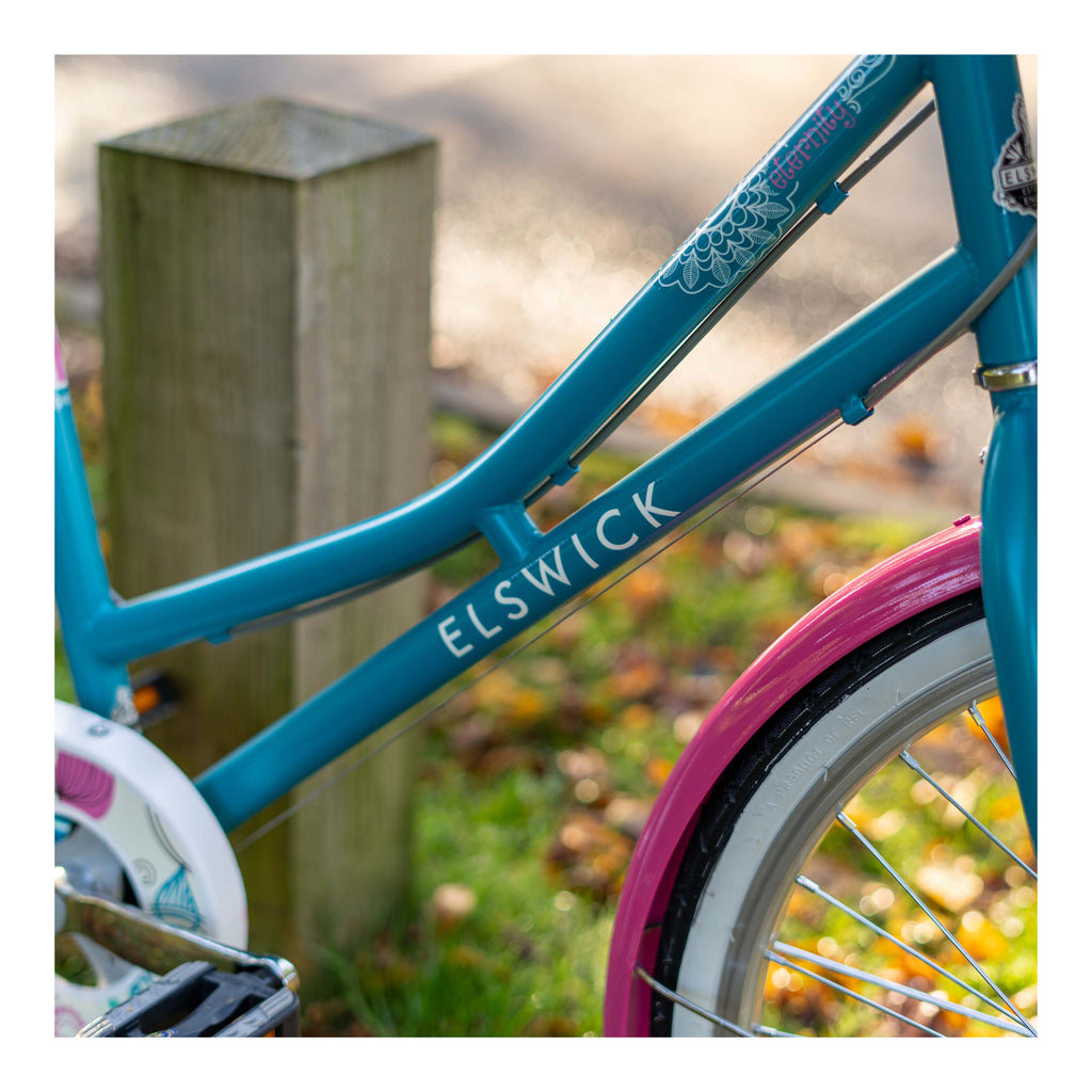 Elswick Eternity 24-inch Kids Heritage Bike - Blue/Pink
