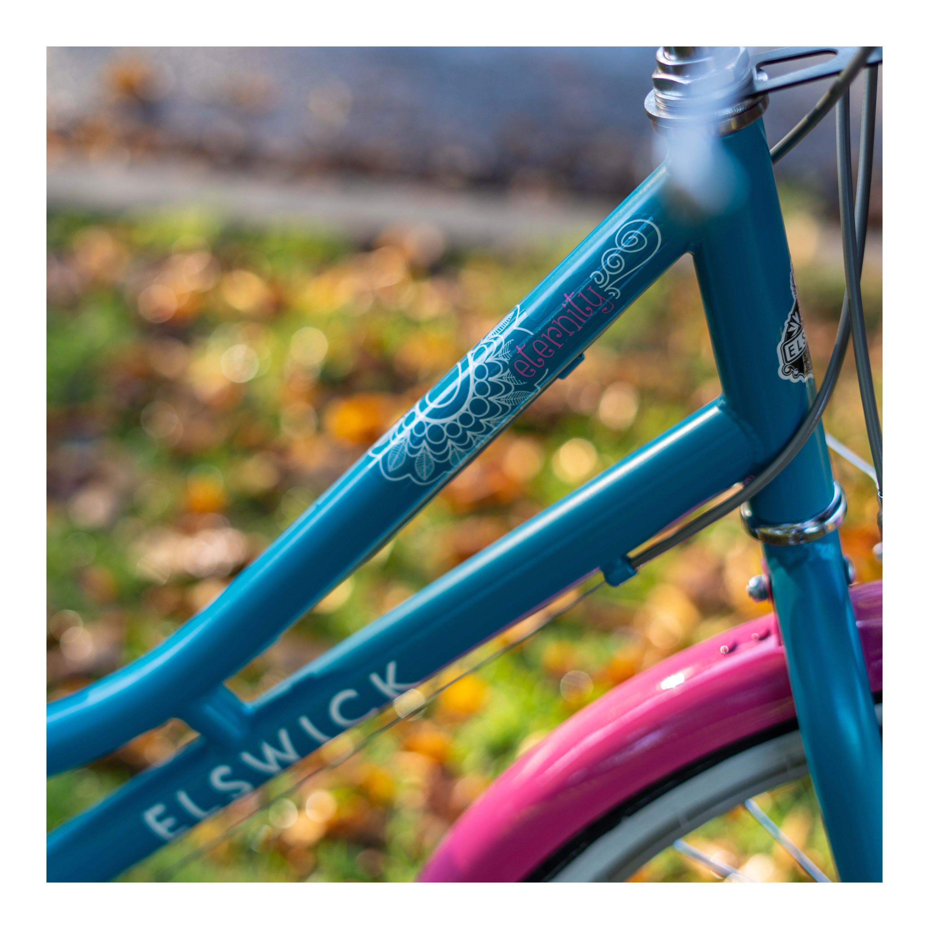 Elswick Eternity 24-inch Kids Heritage Bike - Blue/Pink
