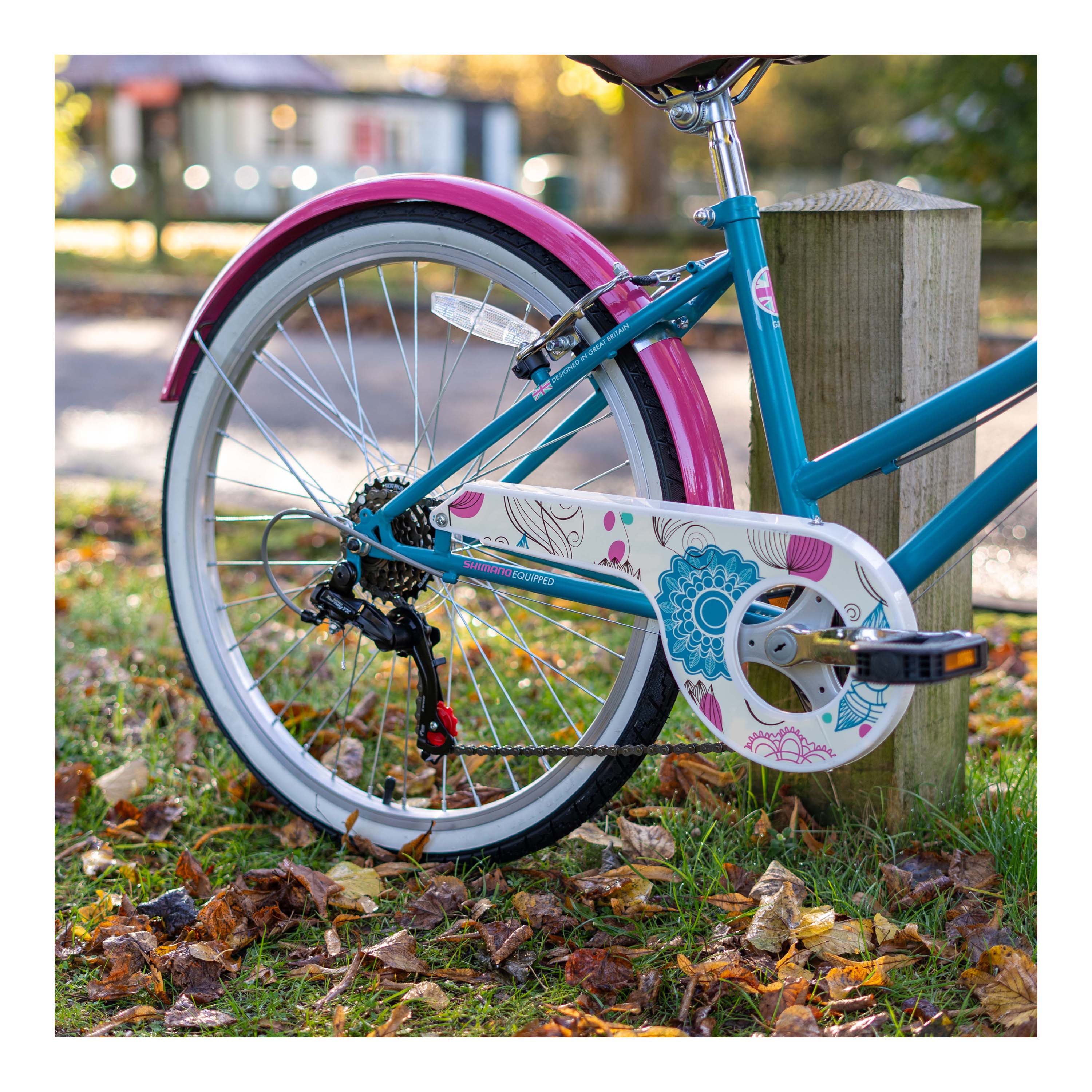 Elswick Eternity 24-inch Kids Heritage Bike - Blue/Pink