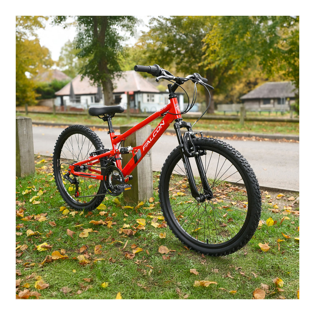 Falcon Neutron 24-inch Kids Mountain Bike - Red