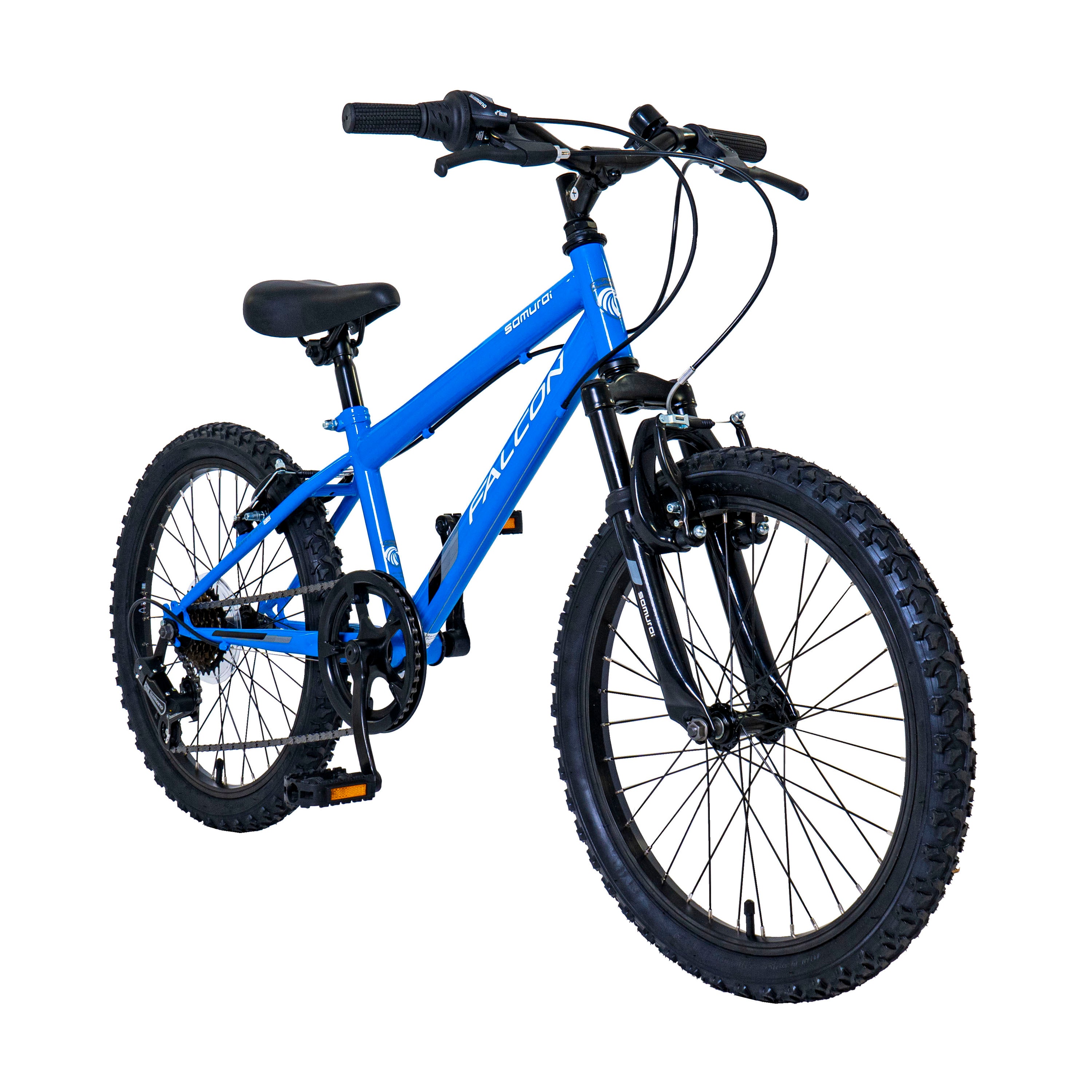 Falcon Samurai 20-inch Kids Mountain Bike - Blue