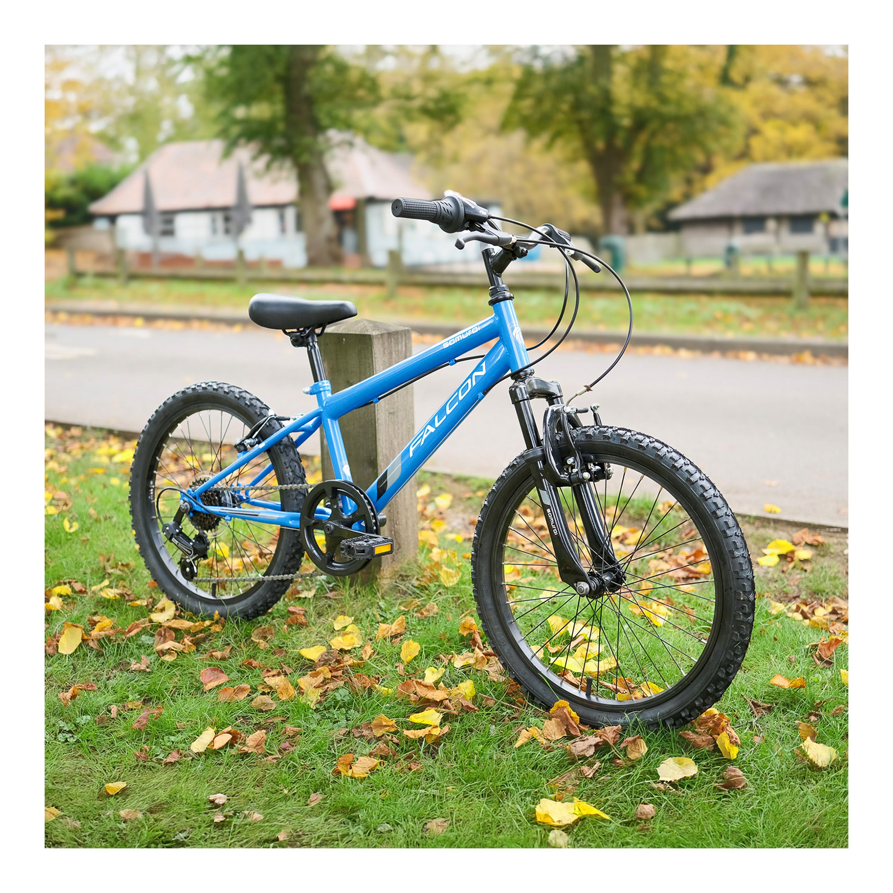 Falcon Samurai 20-inch Kids Mountain Bike - Blue