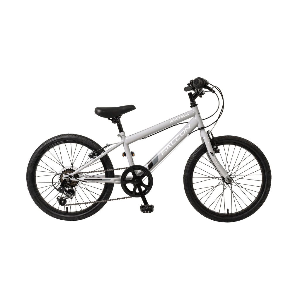 Falcon Jetstream 20-inch Kids Hybrid Bike - Light Grey