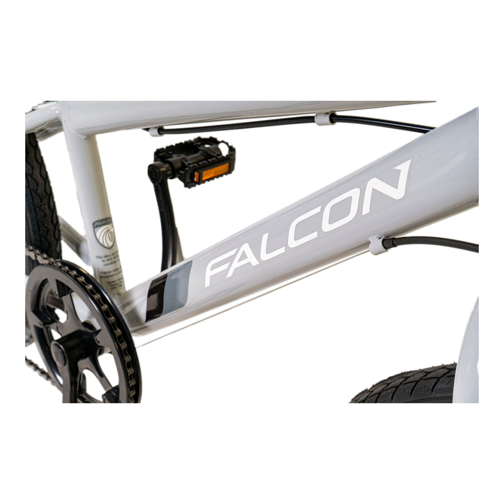 Falcon Jetstream 20-inch Kids Hybrid Bike - Light Grey