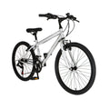 Falcon Cyclone 24-inch Kids Hybrid Bike - Light Grey