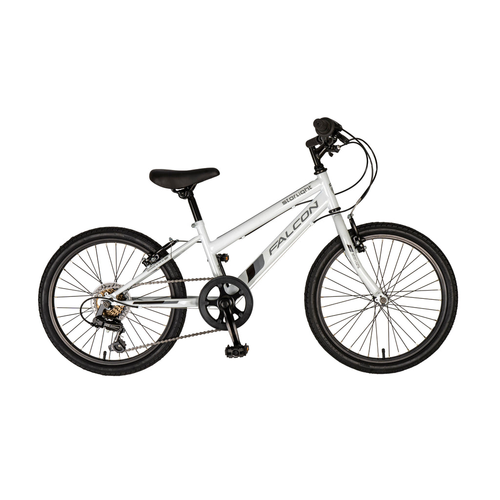 Falcon Starlight 20-inch Kids Hybrid Bike - White