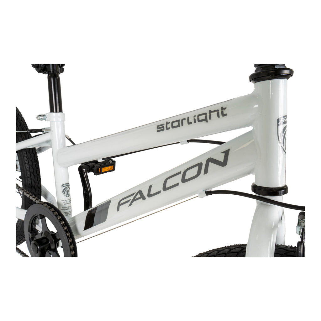 Falcon Starlight 20-inch Kids Hybrid Bike - White
