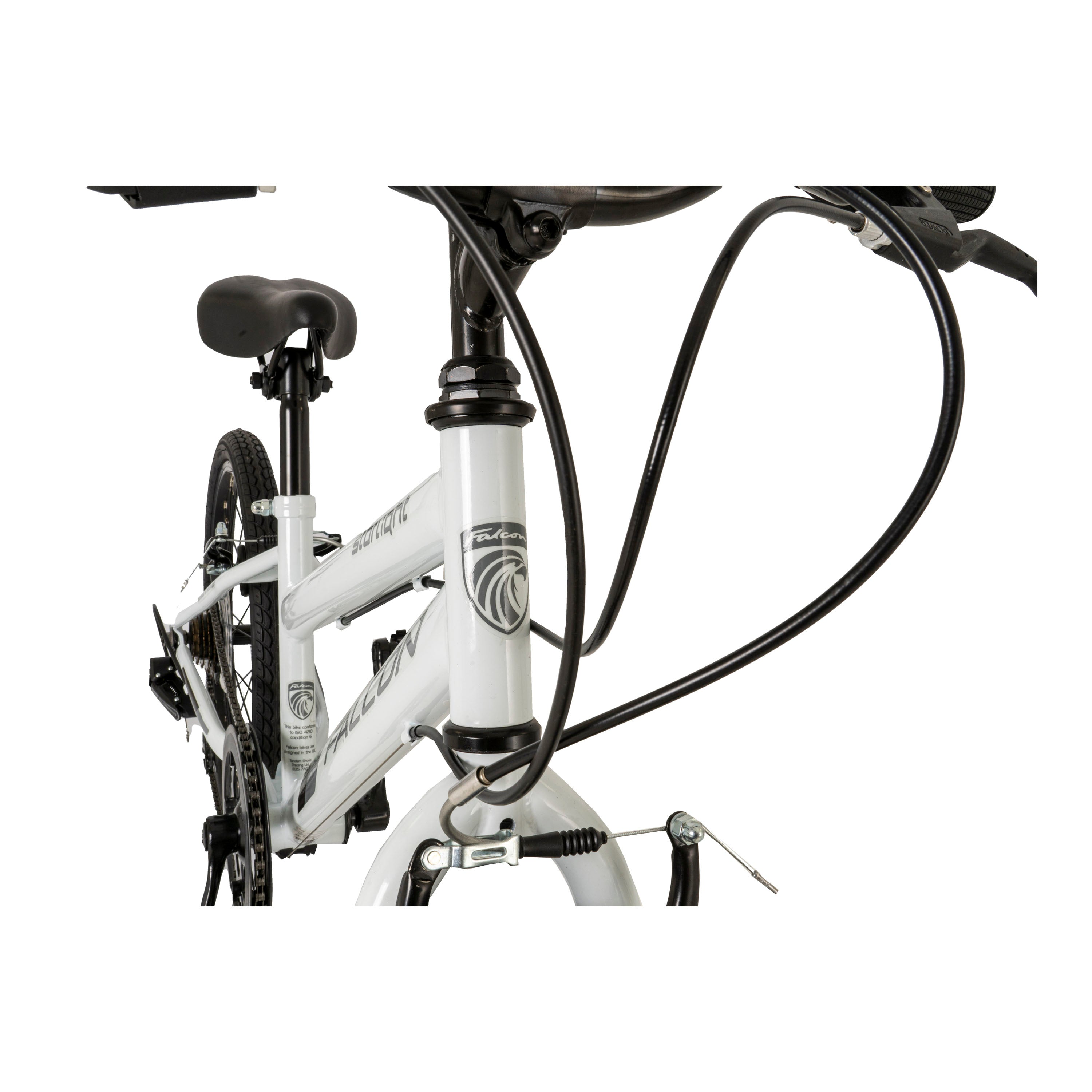 Falcon Starlight 20-inch Kids Hybrid Bike - White