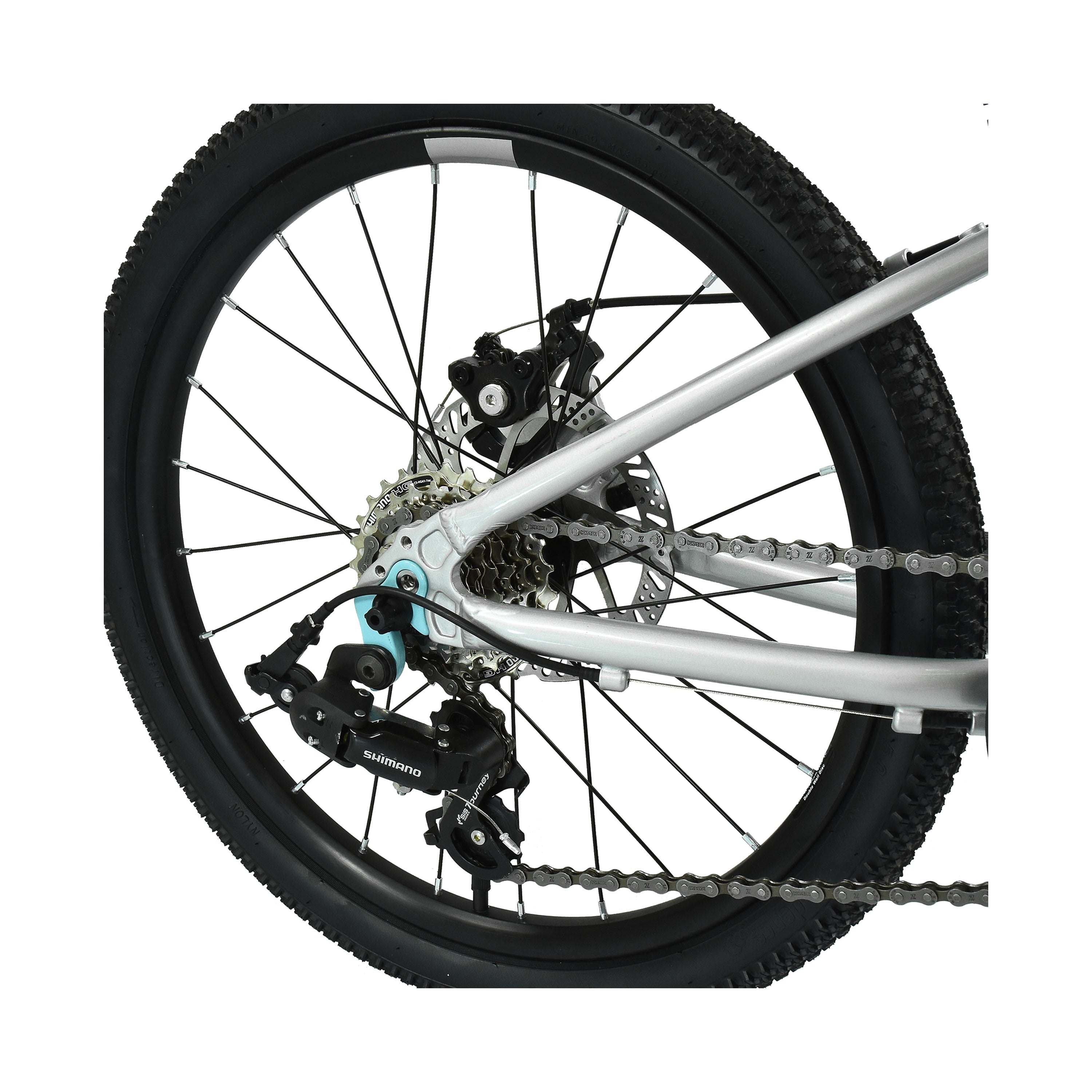 Hoy Pentland 20-inch Titanium Silver Kids Bike - Silver