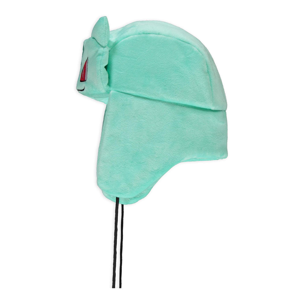 POKEMON Bulbasaur 100# Novelty Trapper Hat, Green (NH323512POK)