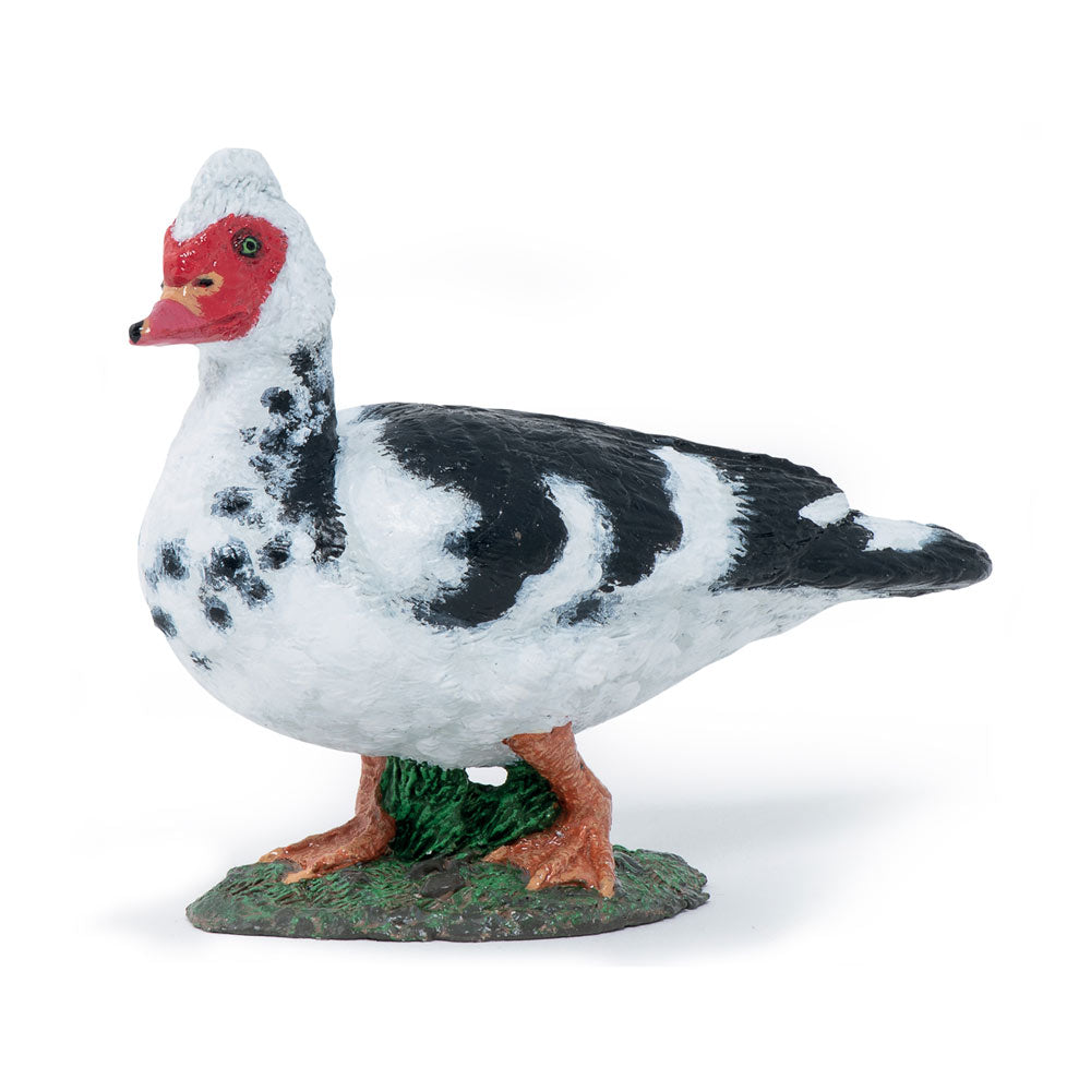 Papo Farmyard Friends Domestic Muscovy Duck Toy Figure