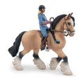 Papo Horse and Ponies Tinker and her Young Rider Toy Figure Set