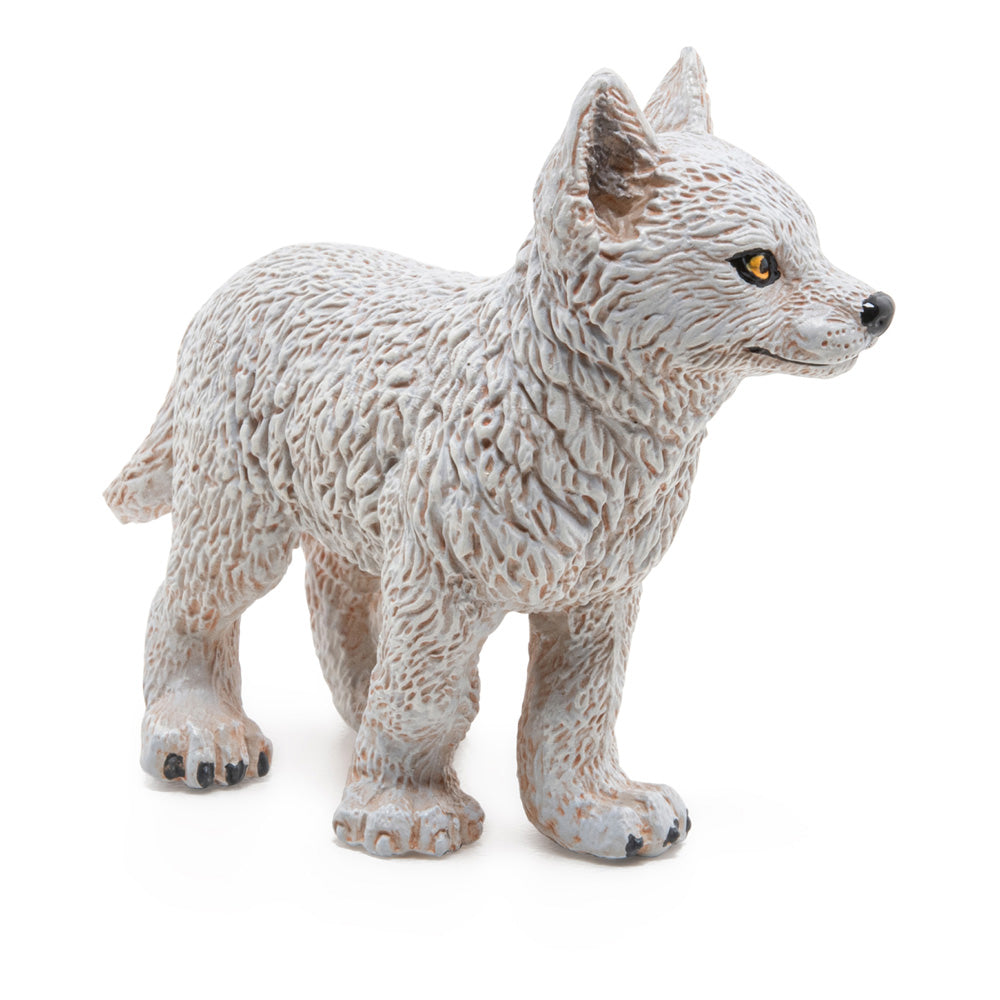 Papo Wild Animal Kingdom Young Polar Wolf Toy Figure
