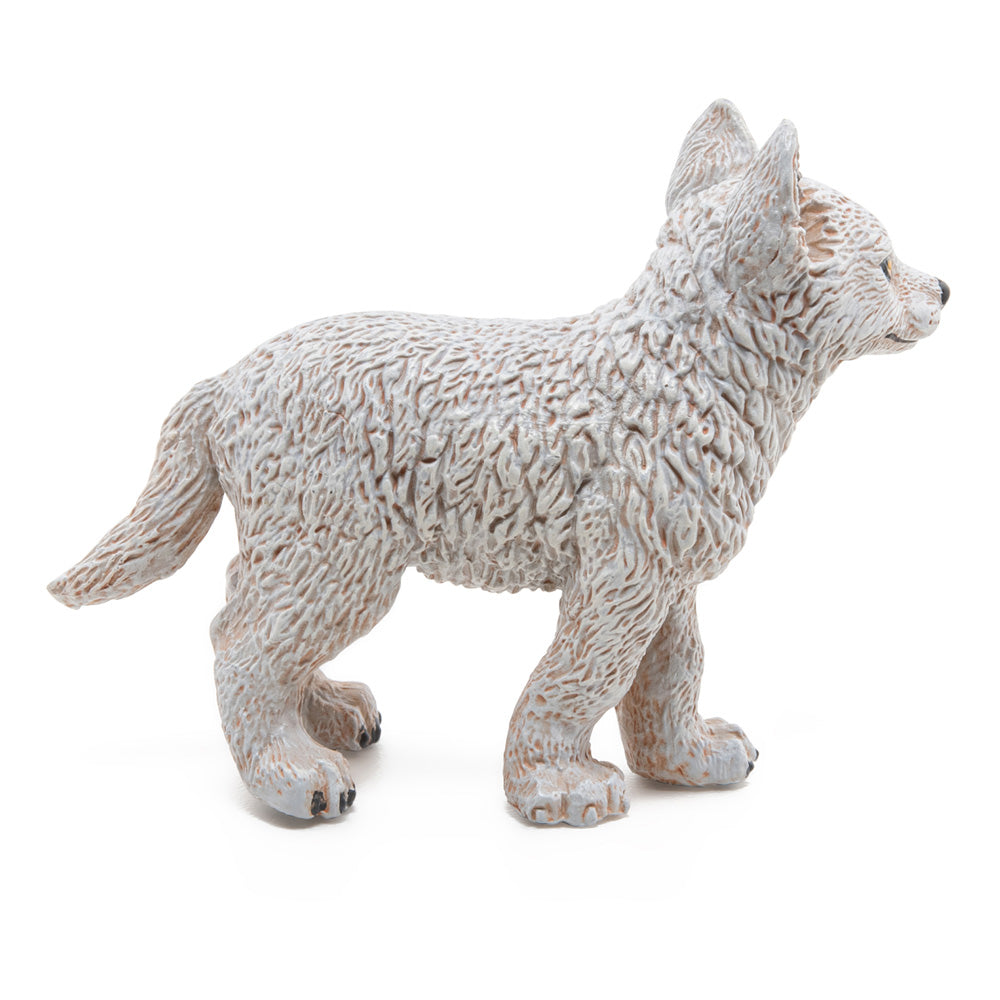 Papo Wild Animal Kingdom Young Polar Wolf Toy Figure