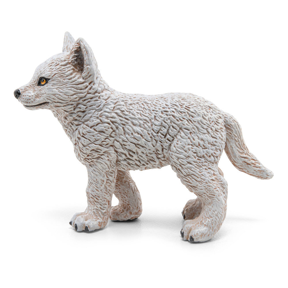 Papo Wild Animal Kingdom Young Polar Wolf Toy Figure