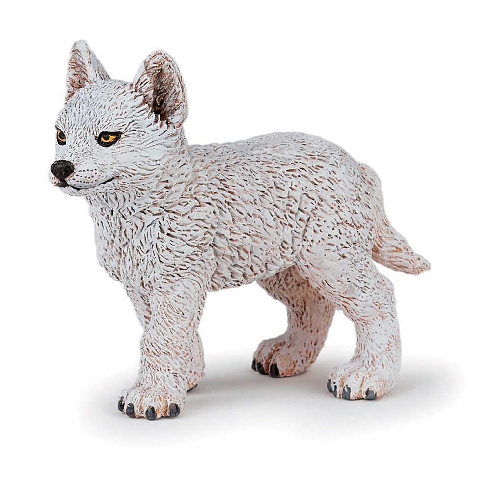 Papo Wild Animal Kingdom Young Polar Wolf Toy Figure