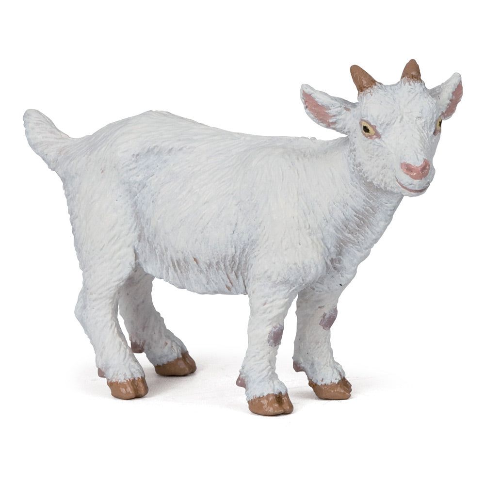 Papo Farmyard Friends White Kid Goat Toy Figure