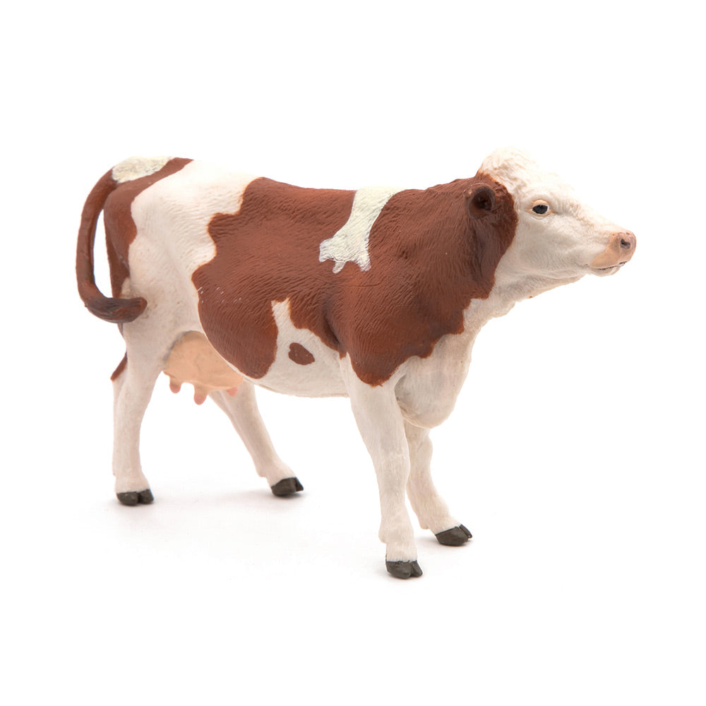 Papo Farmyard Friends Montbeliarde Cow Toy Figure