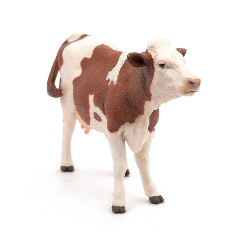 Papo Farmyard Friends Montbeliarde Cow Toy Figure