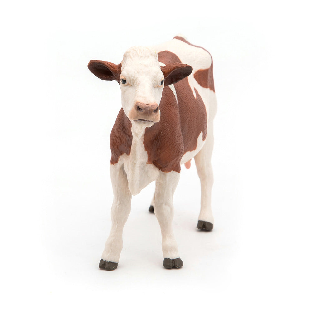 Papo Farmyard Friends Montbeliarde Cow Toy Figure