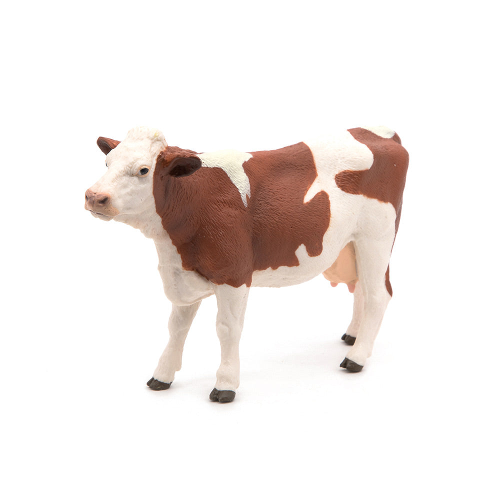 Papo Farmyard Friends Montbeliarde Cow Toy Figure