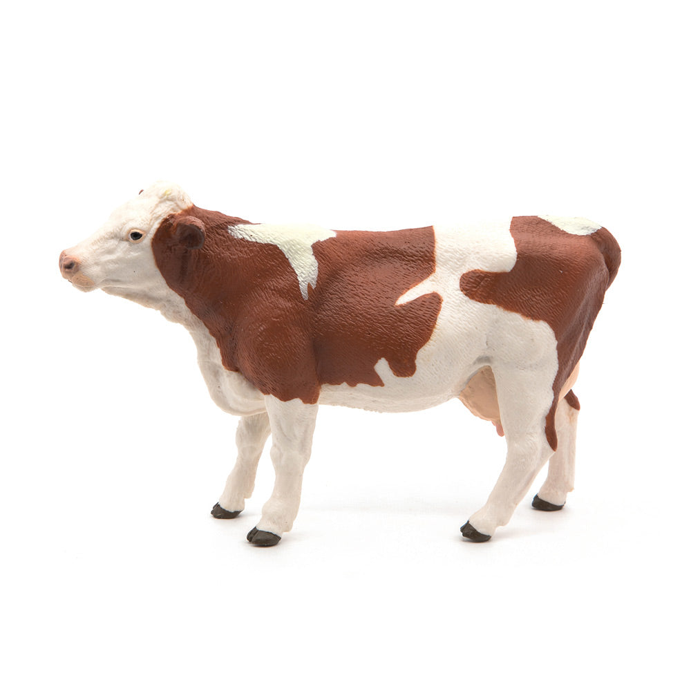 Papo Farmyard Friends Montbeliarde Cow Toy Figure