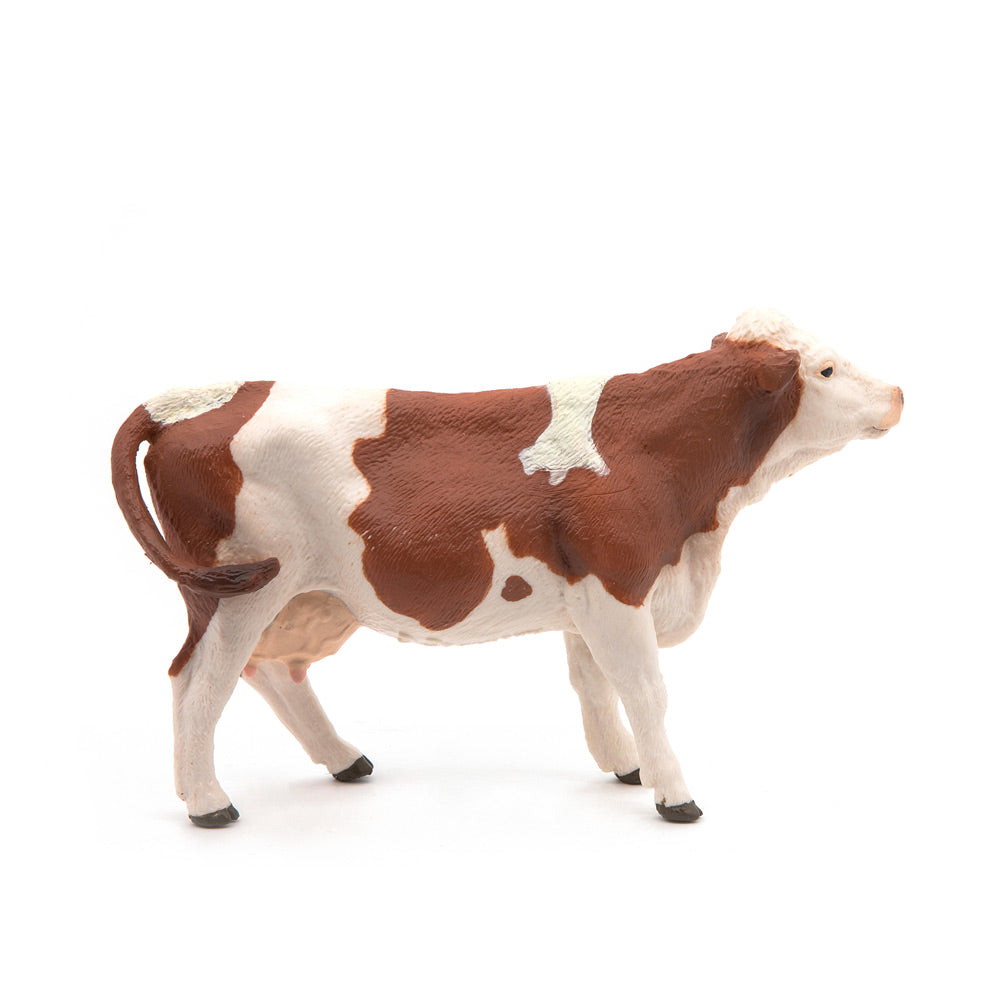 Papo Farmyard Friends Montbeliarde Cow Toy Figure