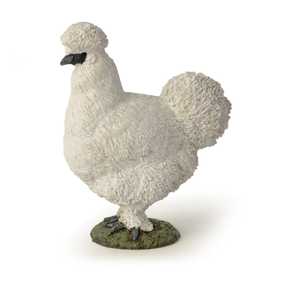 Papo Farmyard Friends Silkie Chicken Toy Figure