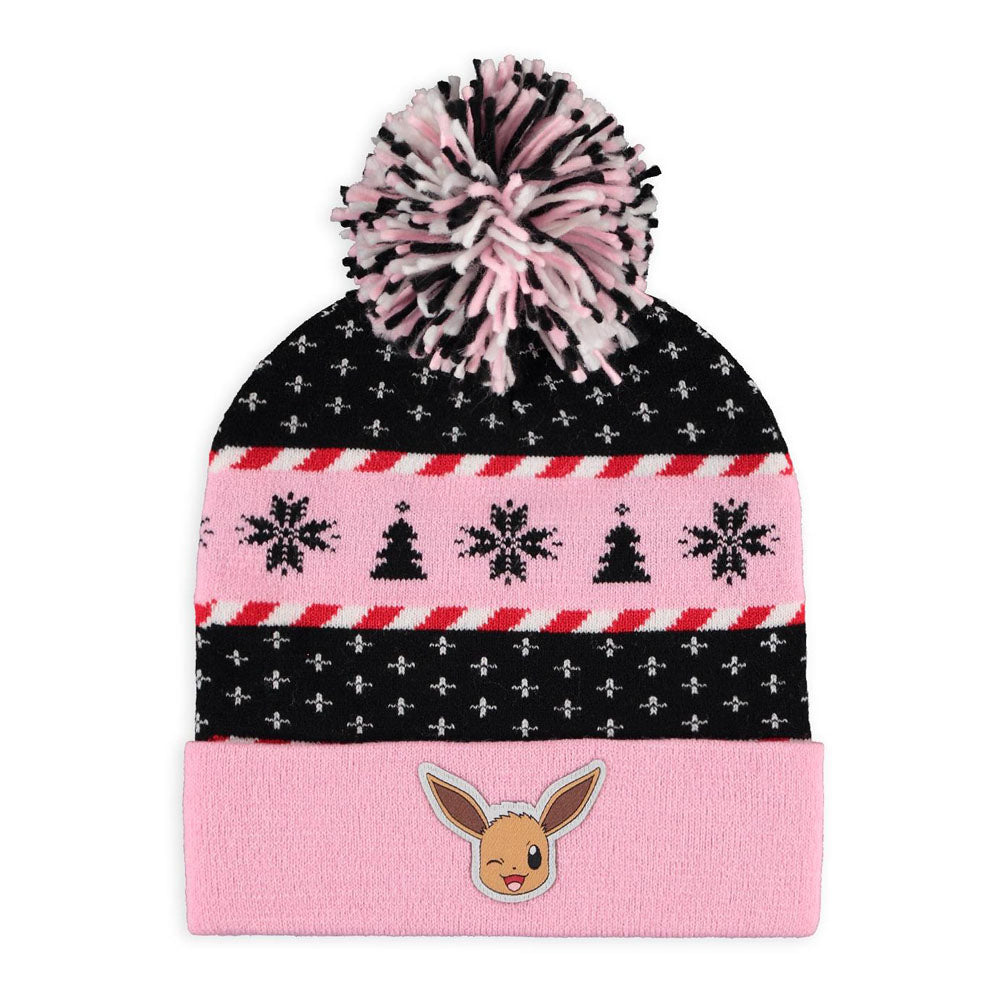 Pokemon Eevee Christmas Festive Beanie & Scarf Gift Set