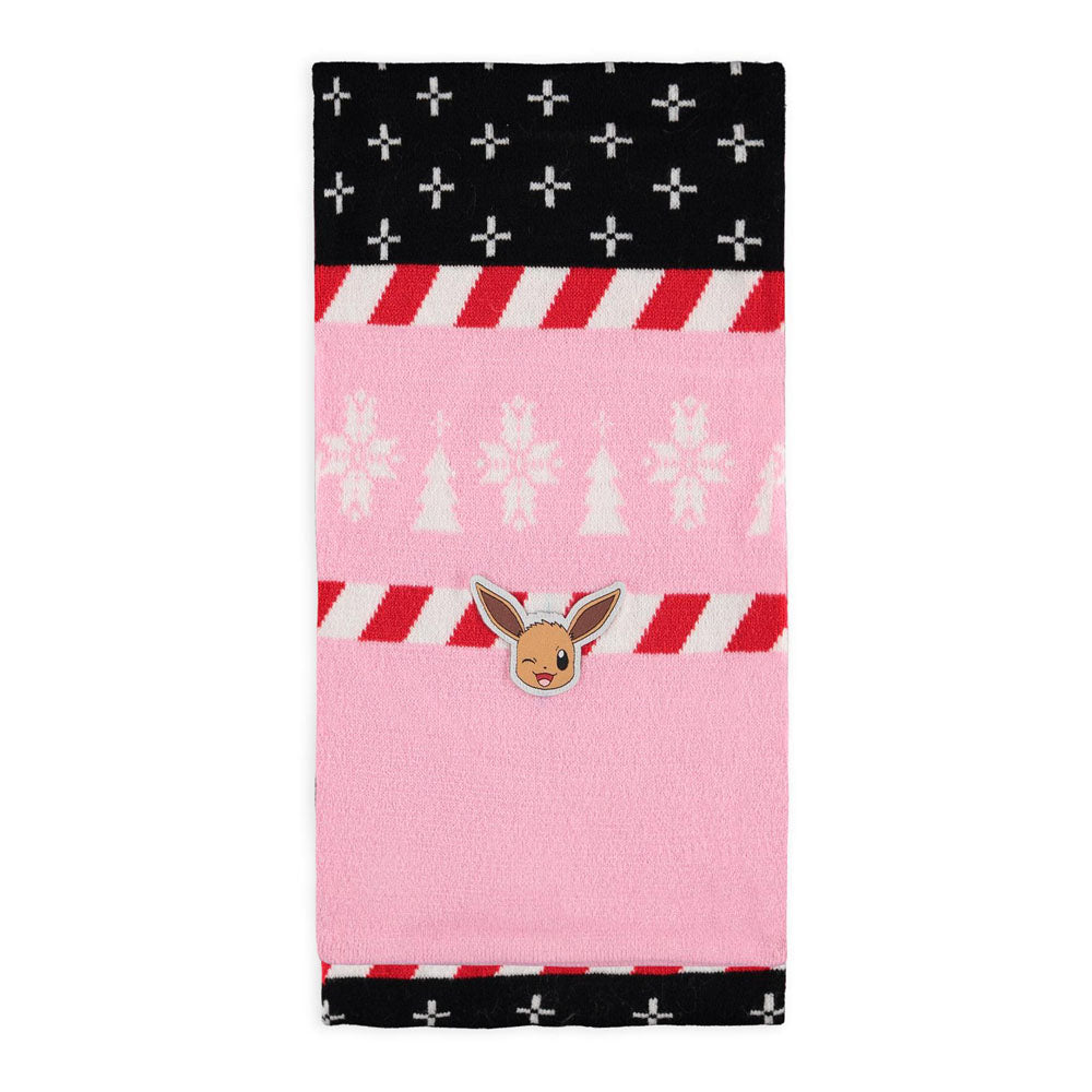 Pokemon Eevee Christmas Festive Beanie & Scarf Gift Set
