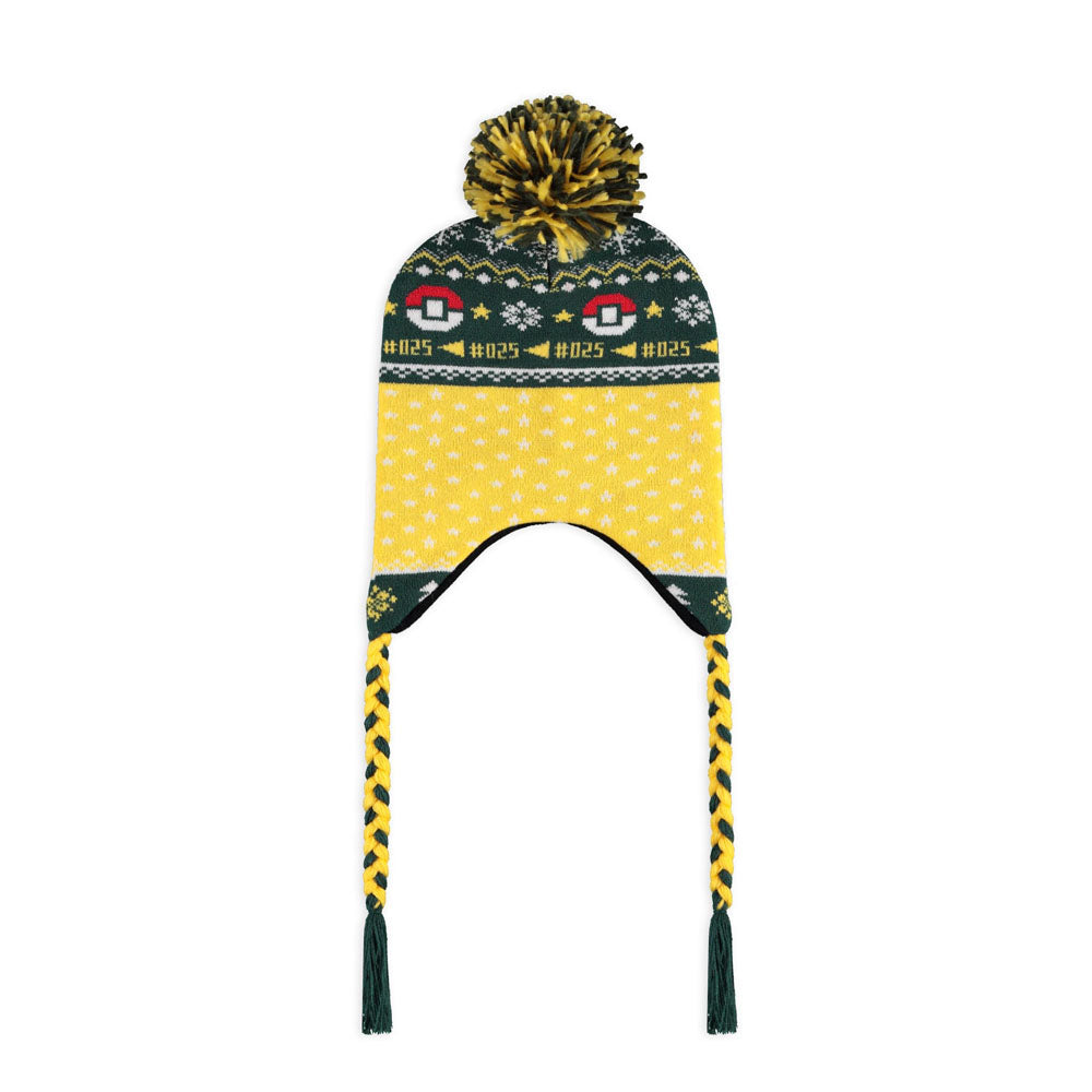 Pokemon Pikachu #025 Christmas Festive Sherpa Beanie