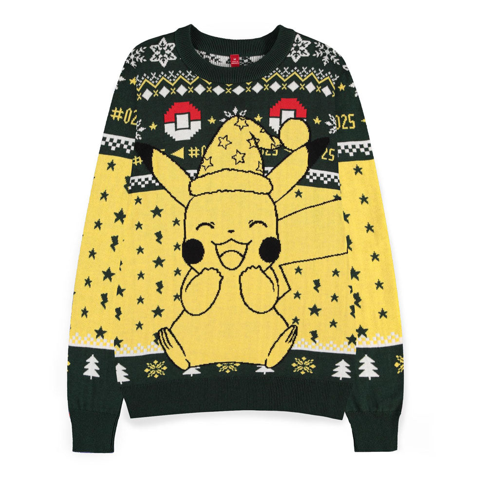 Pokemon Pikachu Unisex Christmas Jumper