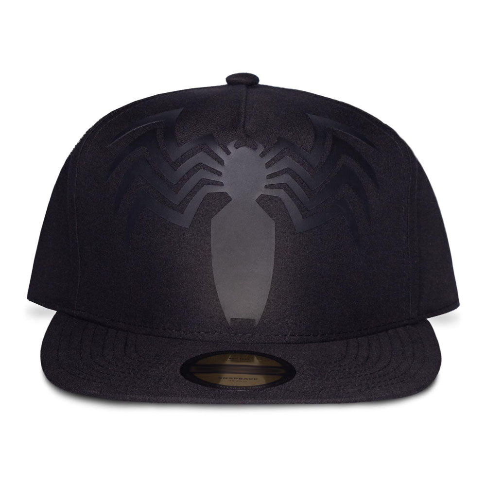 Marvel Comics Venom Black Spider Logo Snapback Baseball Cap