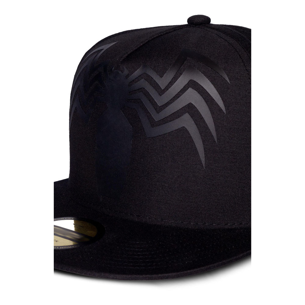 Marvel Comics Venom Black Spider Logo Snapback Baseball Cap