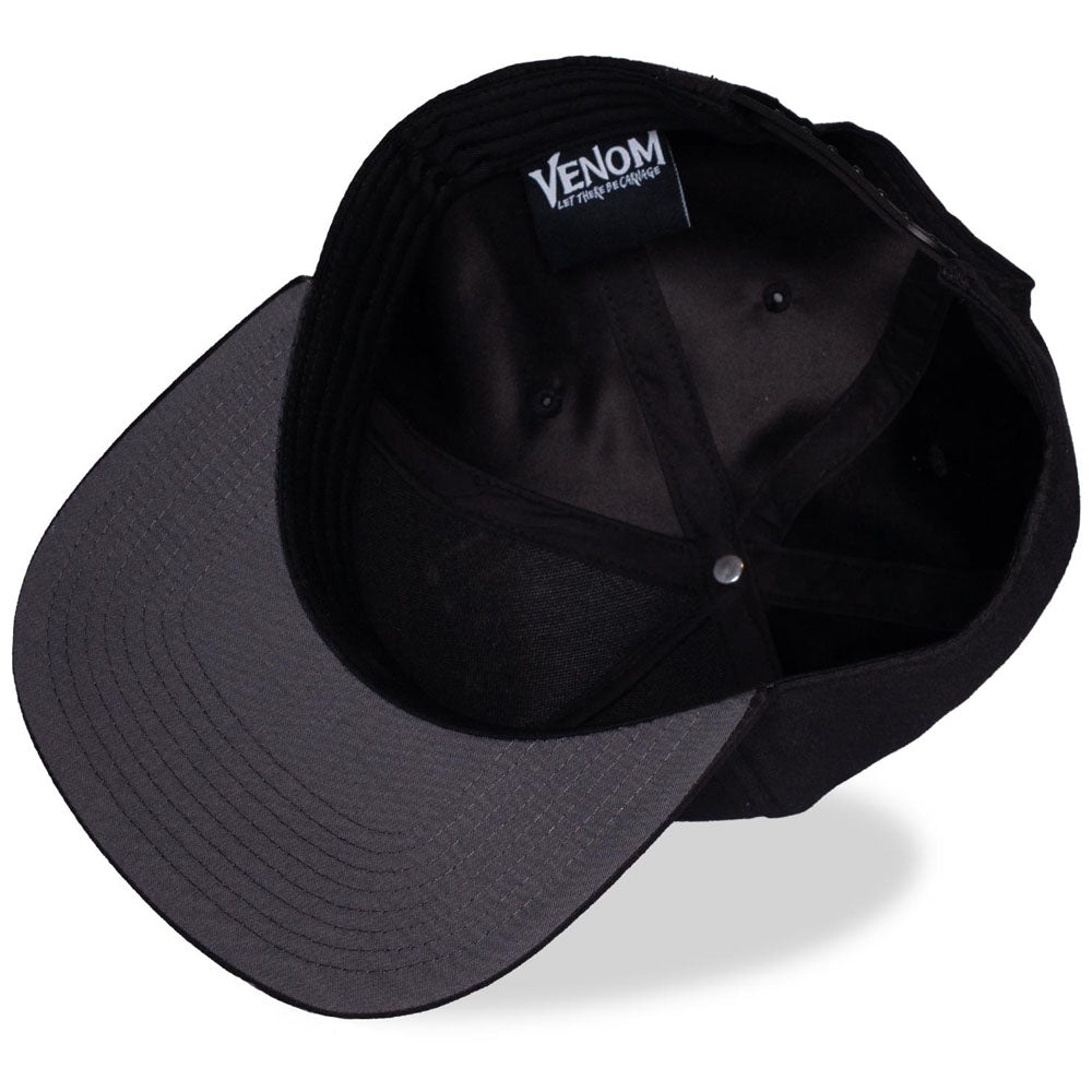 Marvel Comics Venom Black Spider Logo Snapback Baseball Cap