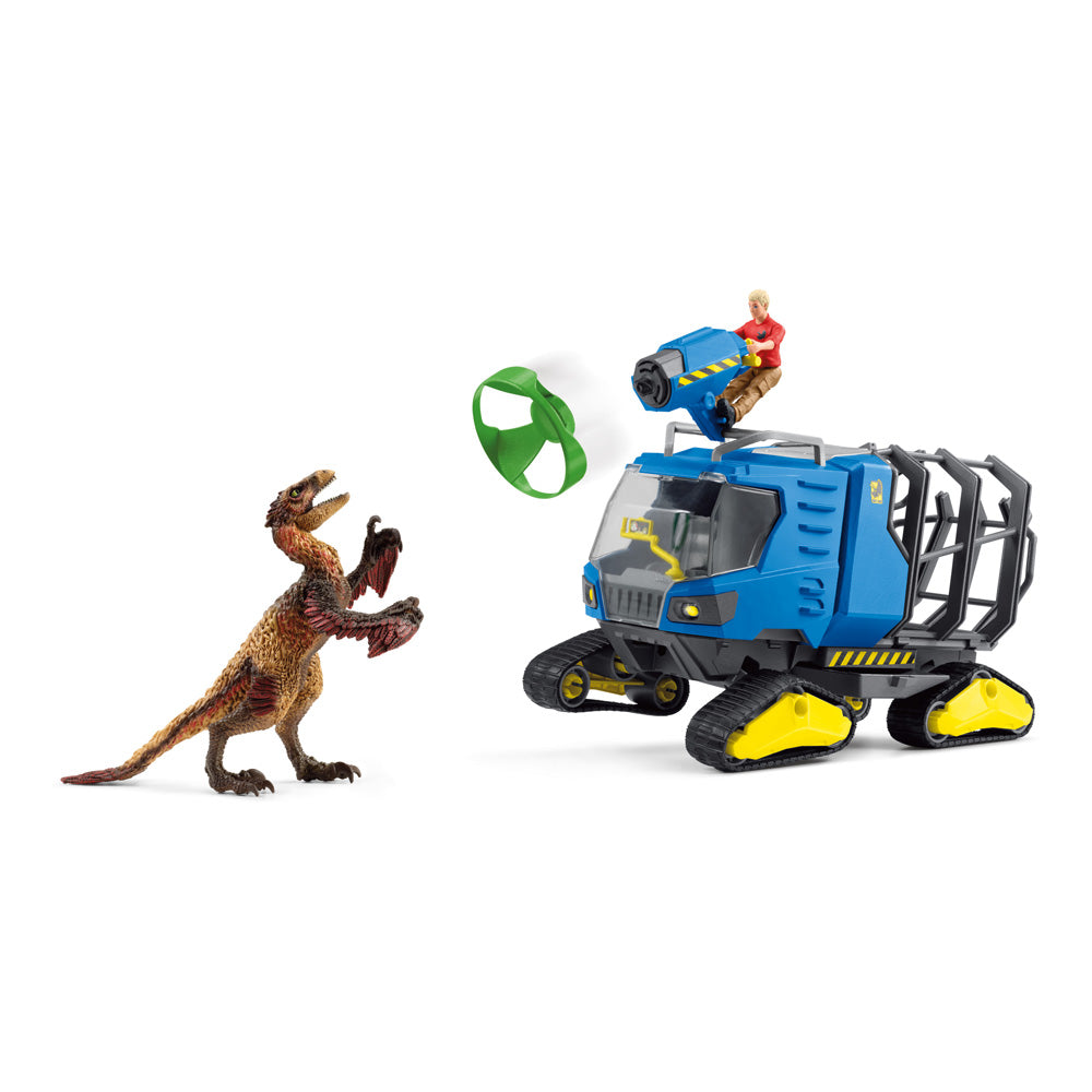 Schleich Dinosaurs Track Vehicle Toy Playset