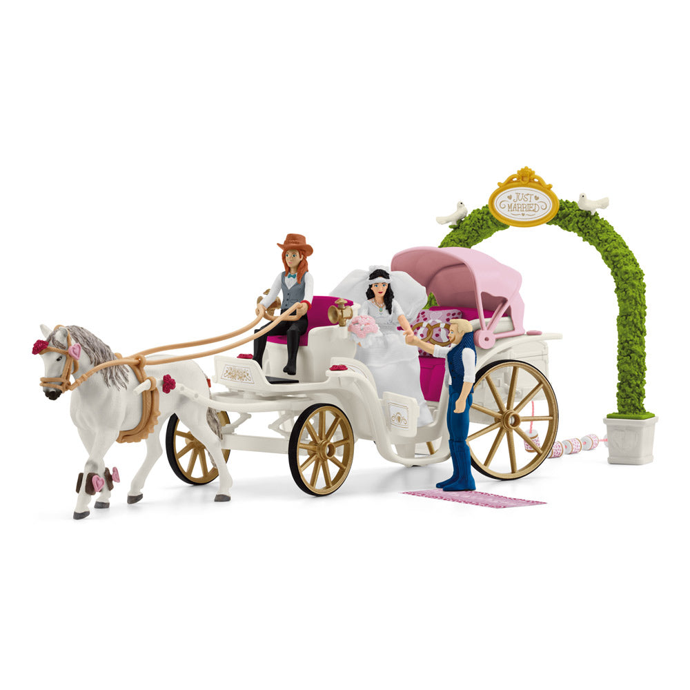 Schleich Horse Club Wedding Carriage Toy Playset