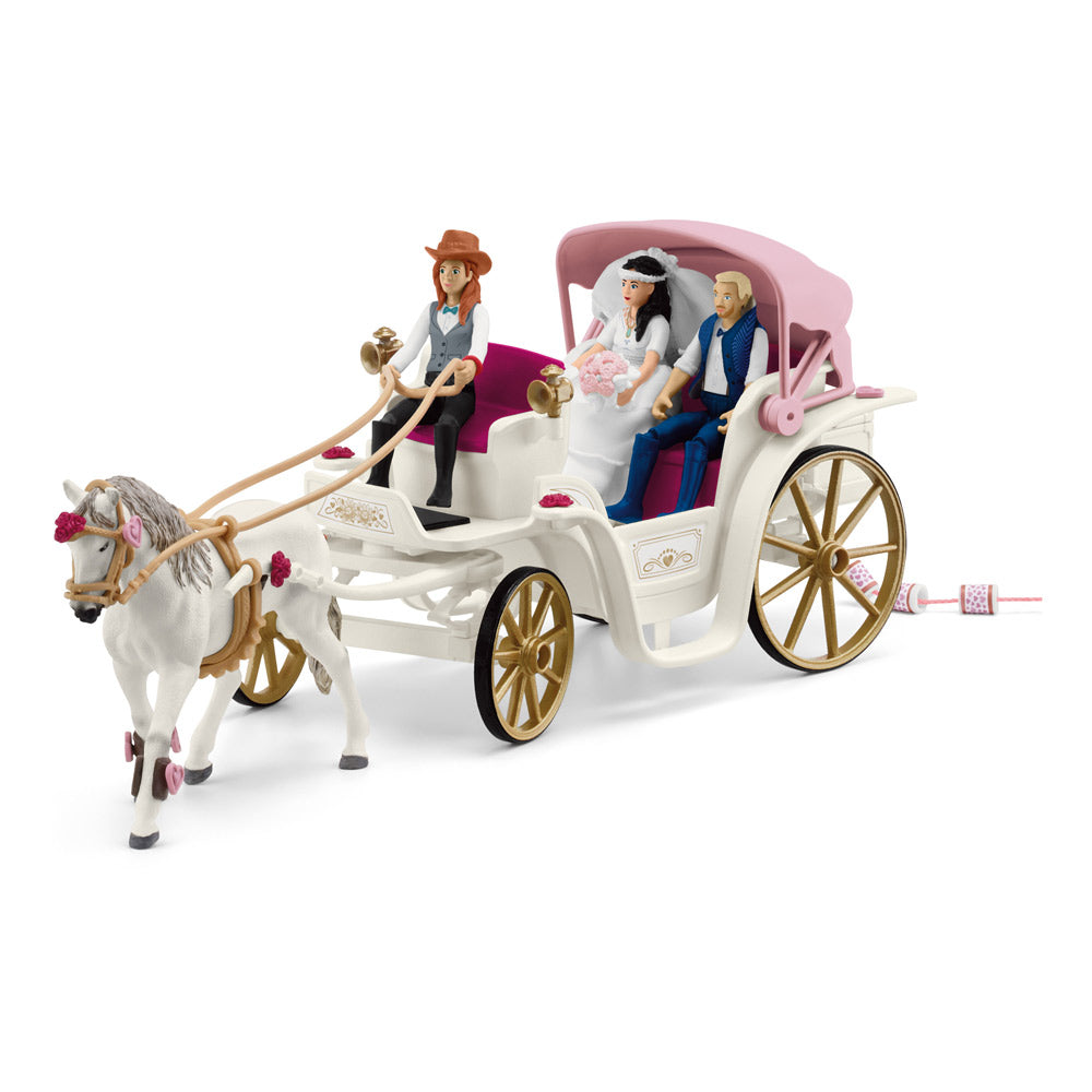 Schleich Horse Club Wedding Carriage Toy Playset