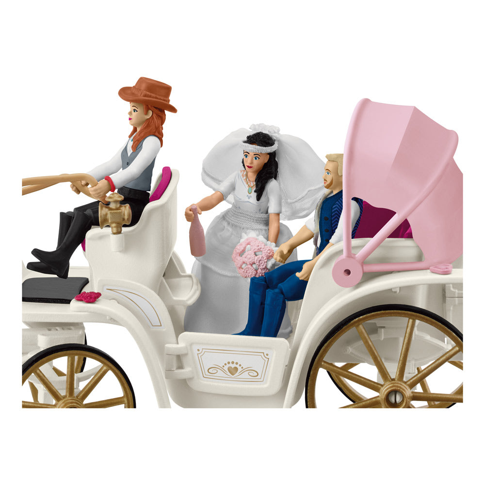 Schleich Horse Club Wedding Carriage Toy Playset