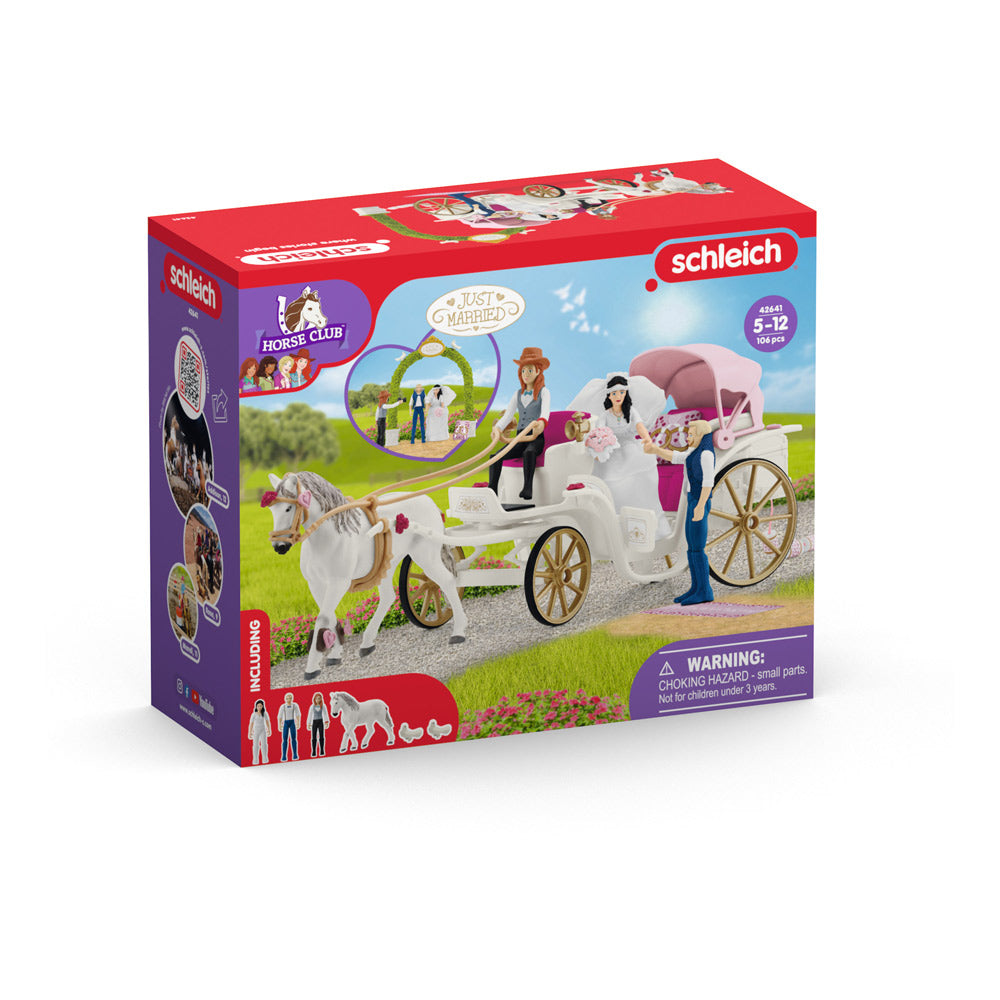 Schleich Horse Club Wedding Carriage Toy Playset