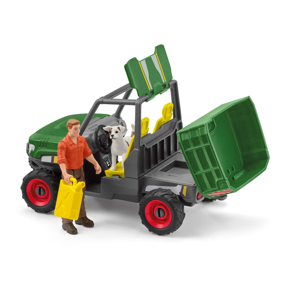 Schleich Farm World Working in the Forest Toy Playset