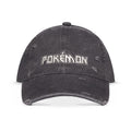 Pokemon Logo Distressed Adjustable Cap