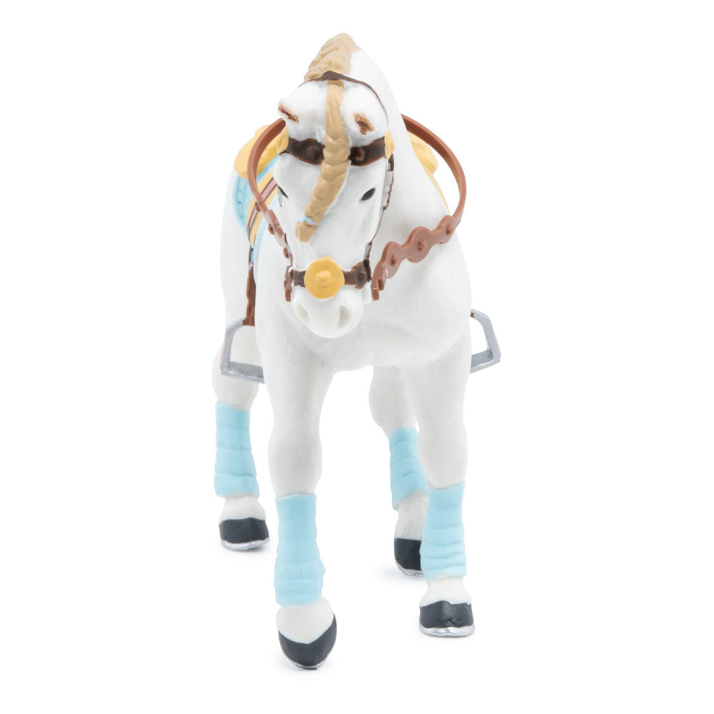 Papo Horse and Ponies Blue Trendy Rider's Horse Toy Figure