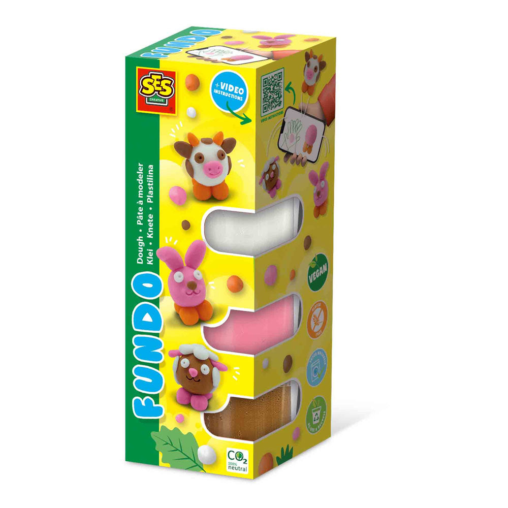 SES Creative Fundo Dough Farm Animals