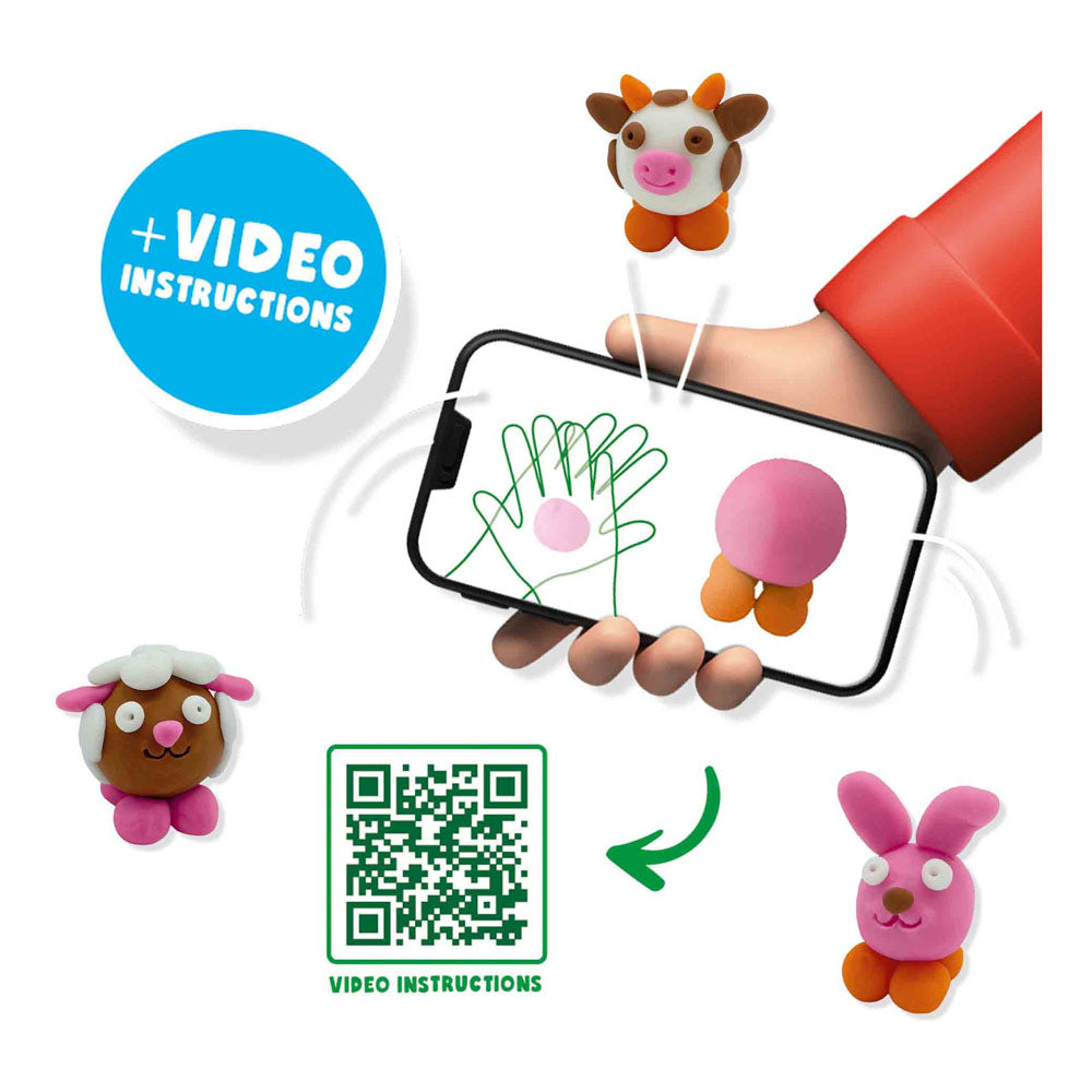 SES Creative Fundo Dough Farm Animals