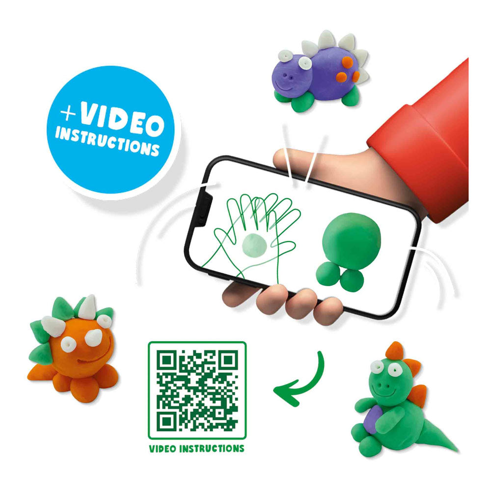 SES Creative Fundo Dough Dinos