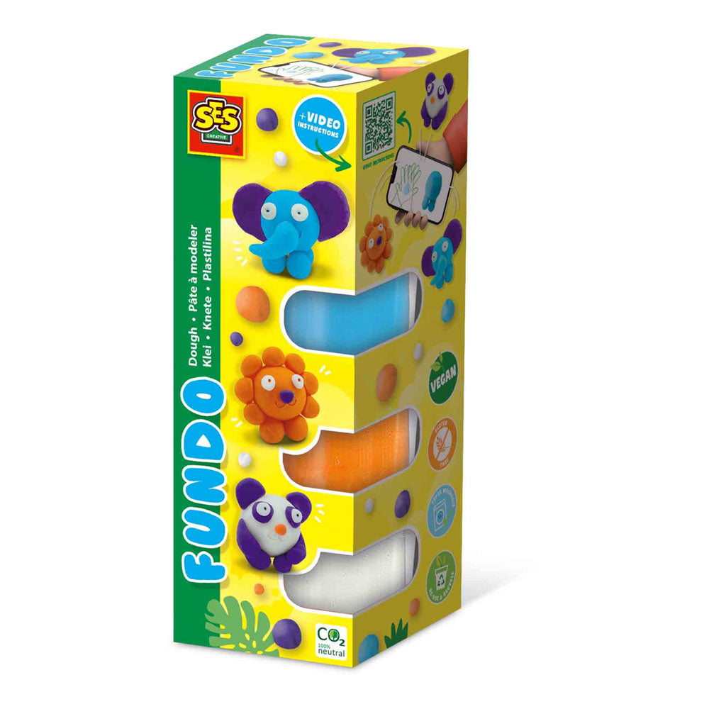 SES Creative Fundo Dough Wild Animals