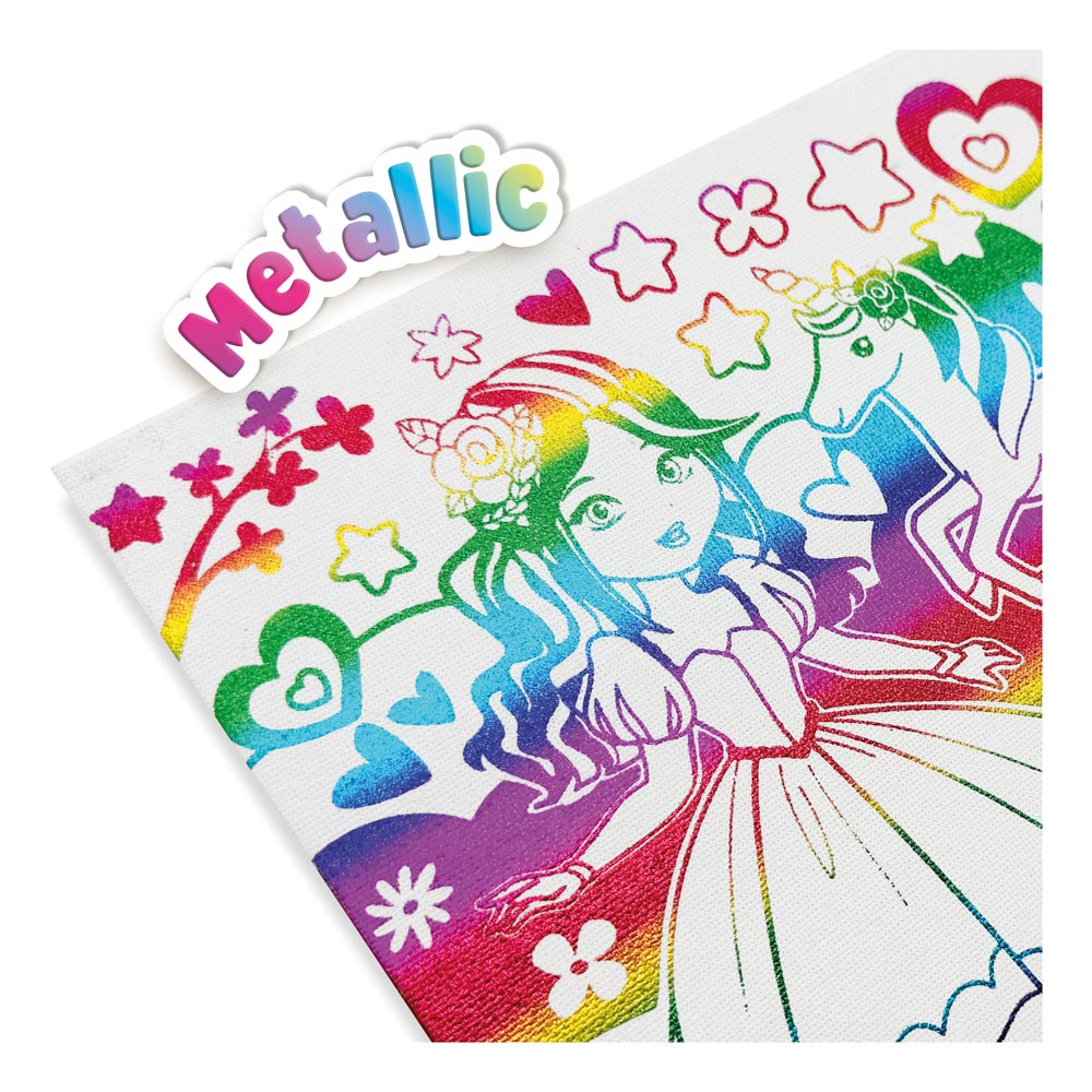 SES Creative Metallic Colouring Canvas