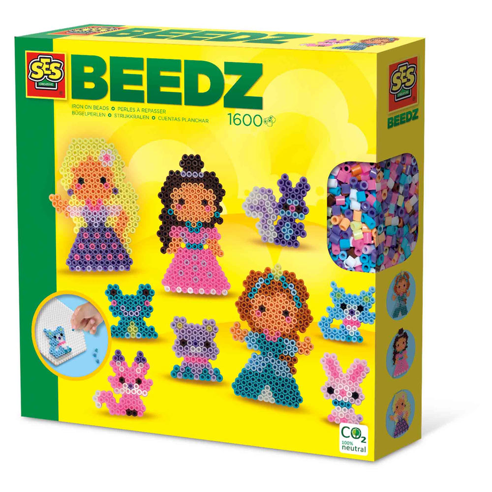 SES Creative Beedz Princesses and Animal Friends Iron-on Beads