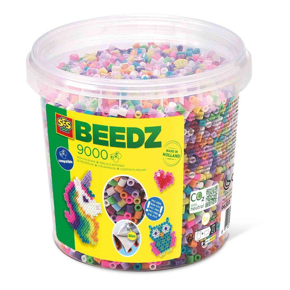 SES Creative 9000 Trendy Mix Iron-on Beads